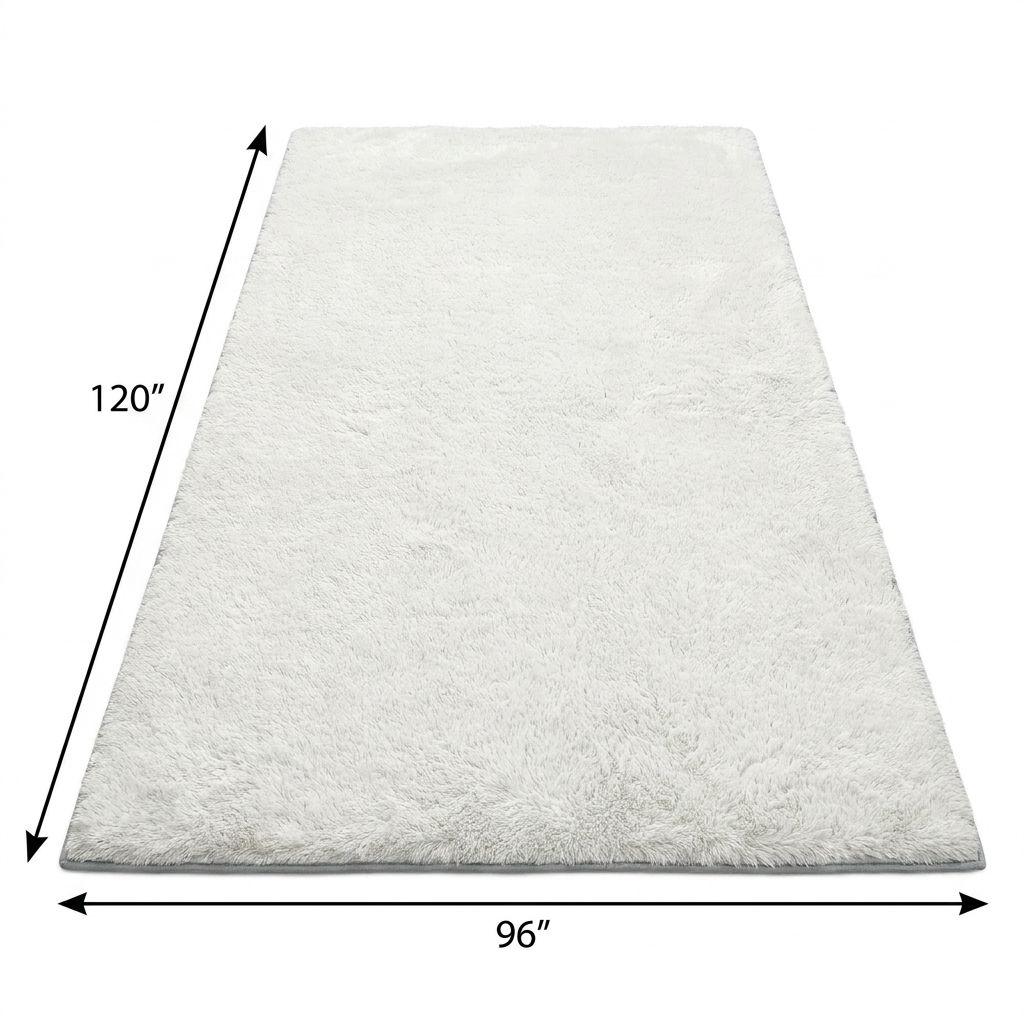 8' X 10' Pink And Ivory Floral Shag Washable Area Rug With UV Protection - HomeRoots - Flyclothing LLC