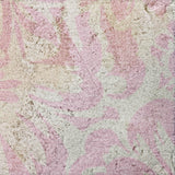 8' X 10' Pink And Ivory Floral Shag Washable Area Rug With UV Protection - HomeRoots - Flyclothing LLC