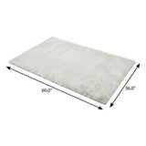 3' X 5' Purple And Ivory Floral Shag Washable Area Rug With UV Protection - HomeRoots - Flyclothing LLC