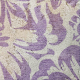 9' X 12' Purple And Ivory Floral Shag Washable Area Rug With UV Protection - HomeRoots - Flyclothing LLC