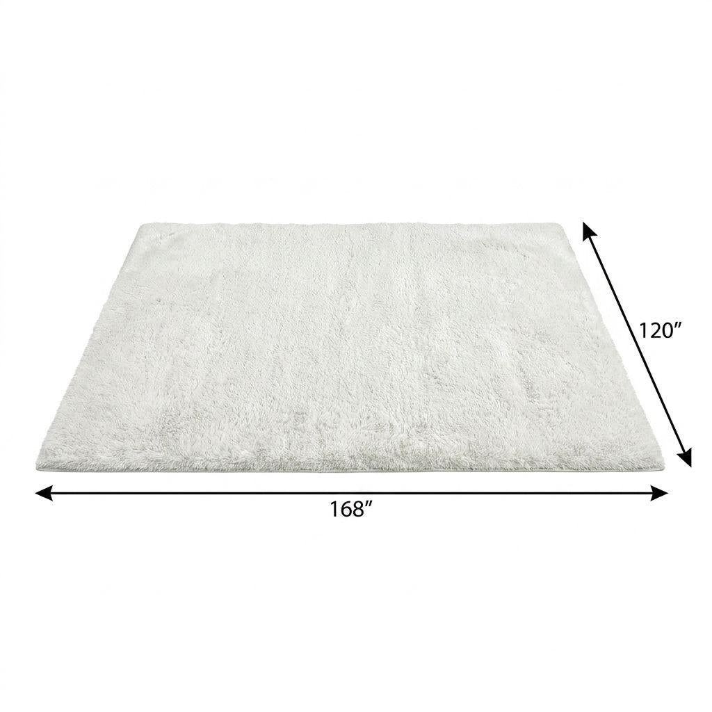 10' X 14' Salmon And Ivory Floral Shag Washable Area Rug With UV Protection - HomeRoots - Flyclothing LLC