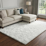 10' X 14' Salmon And Ivory Floral Shag Washable Area Rug With UV Protection - HomeRoots - Flyclothing LLC