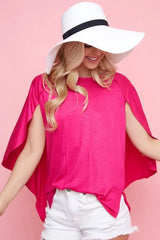 BiBi Fold Over Back Detailed Top - Trendsi - Flyclothing LLC