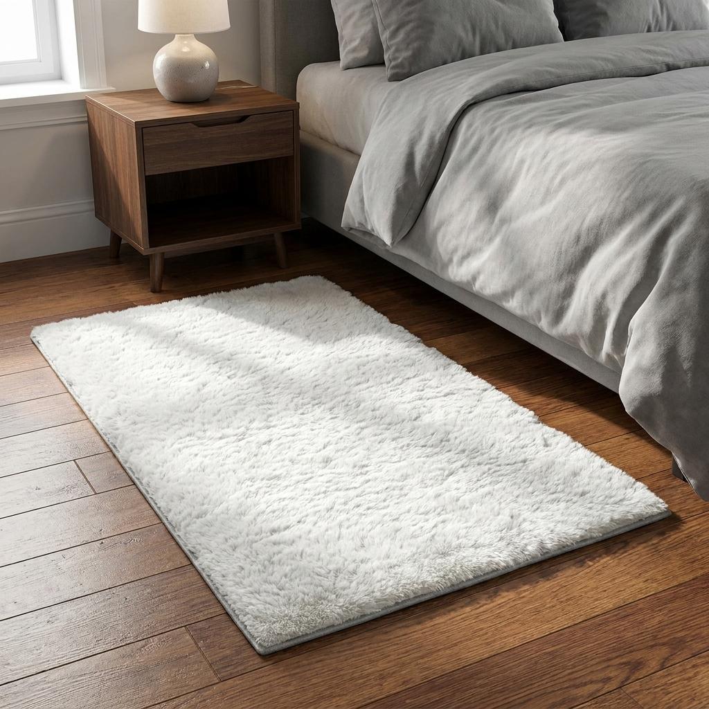 3' X 5' Taupe And Ivory Floral Shag Washable Area Rug With UV Protection - HomeRoots - Flyclothing LLC