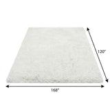 10' X 14' Taupe And Ivory Floral Shag Washable Area Rug With UV Protection - HomeRoots - Flyclothing LLC