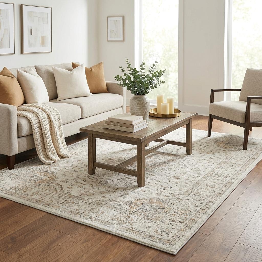 5' X 8' Teal And Ivory Floral Shag Washable Area Rug With UV Protection - HomeRoots - Flyclothing LLC