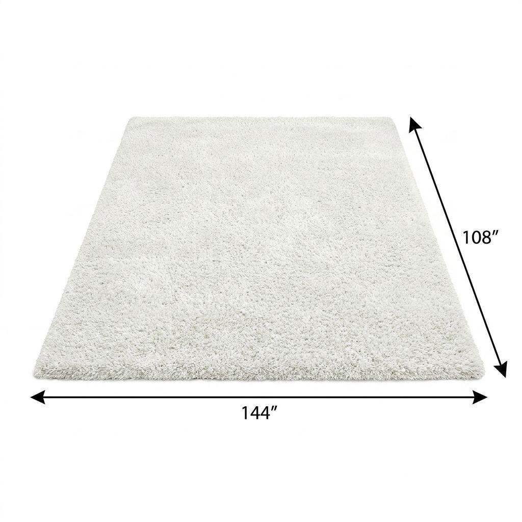 9' X 12' Teal And Ivory Floral Shag Washable Area Rug With UV Protection - HomeRoots - Flyclothing LLC