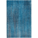10' X 14' Blue And Gray Striped Shag Washable Area Rug With UV Protection - HomeRoots - Flyclothing LLC