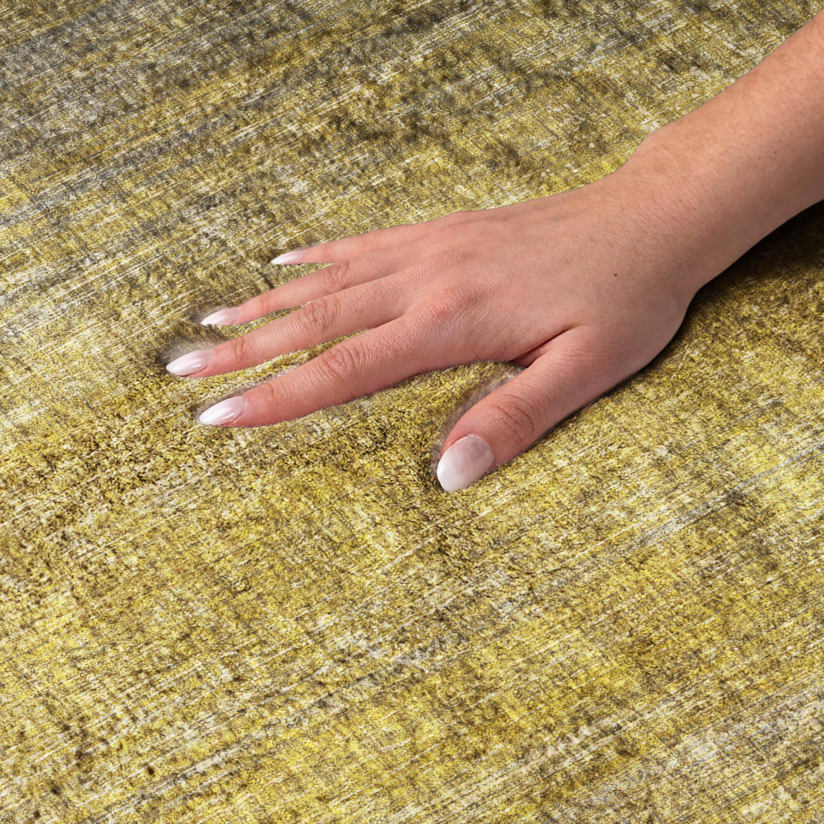 10' X 14' Chocolate And Brown Striped Shag Washable Area Rug With UV Protection - HomeRoots - Flyclothing LLC