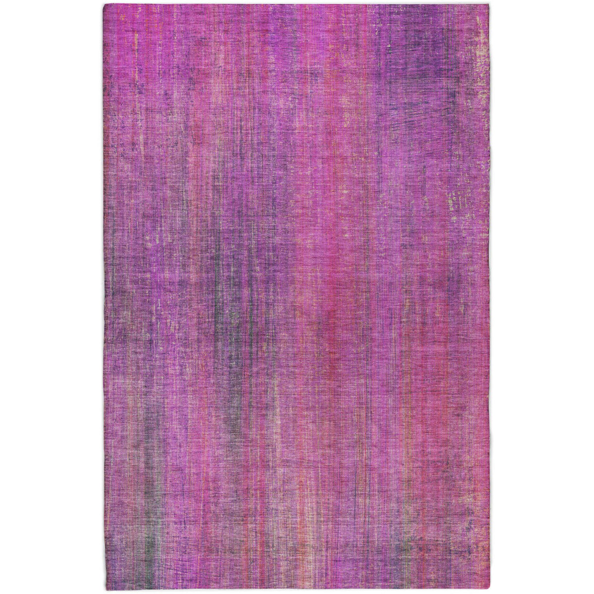 10' X 14' Lilac And Purple Striped Shag Washable Area Rug With UV Protection - HomeRoots - Flyclothing LLC