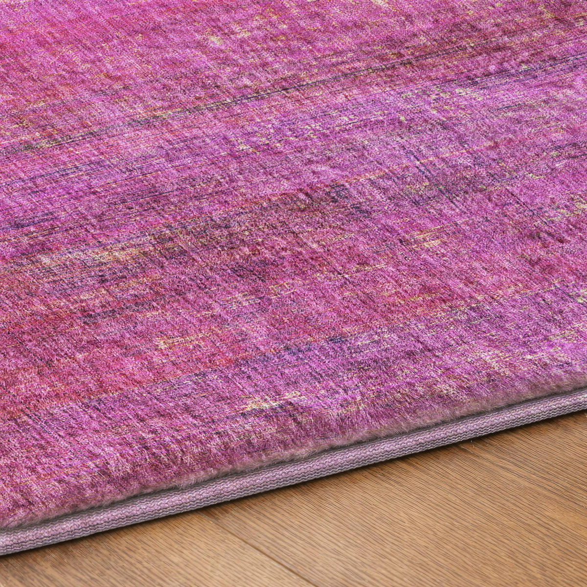 10' X 14' Lilac And Purple Striped Shag Washable Area Rug With UV Protection - HomeRoots - Flyclothing LLC