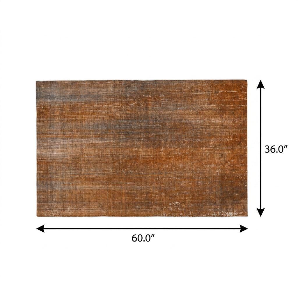 3' X 5' Orange And Gray Striped Shag Washable Area Rug With UV Protection - HomeRoots - Flyclothing LLC