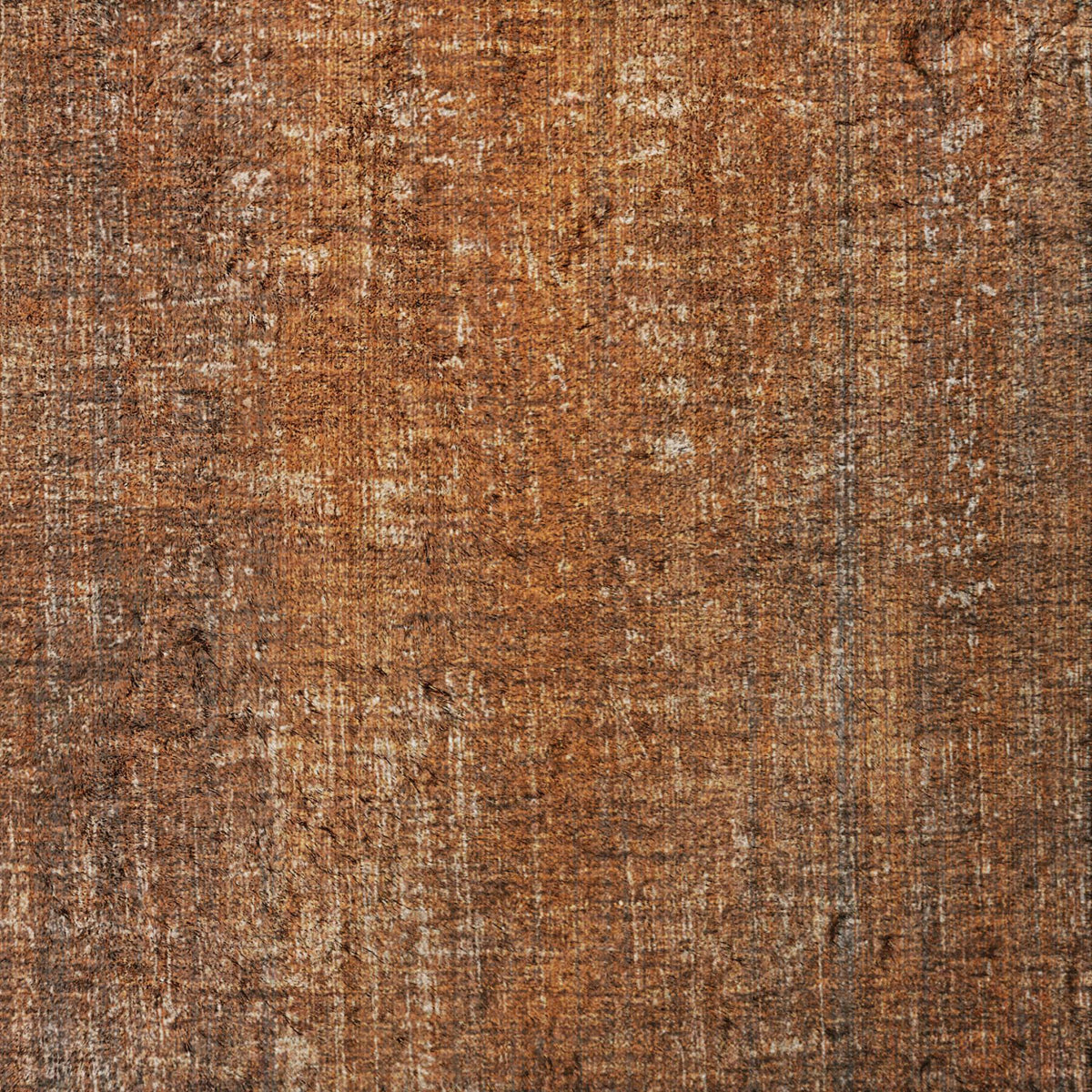 8' X 10' Orange And Gray Striped Shag Washable Area Rug With UV Protection - HomeRoots - Flyclothing LLC