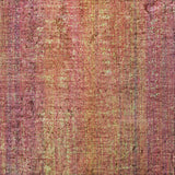 9' X 12' Red And Gold Striped Shag Washable Area Rug With UV Protection - HomeRoots - Flyclothing LLC