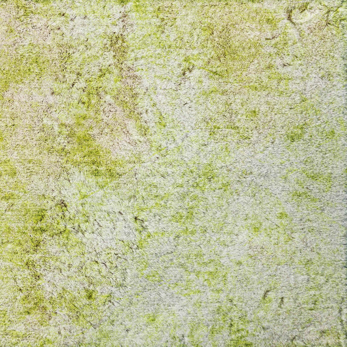 8' Green And Ivory Abstract Shag Washable Round Rug With UV Protection - HomeRoots - Flyclothing LLC