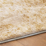 10' X 14' Beige And Ivory Abstract Shag Washable Area Rug With UV Protection - HomeRoots - Flyclothing LLC