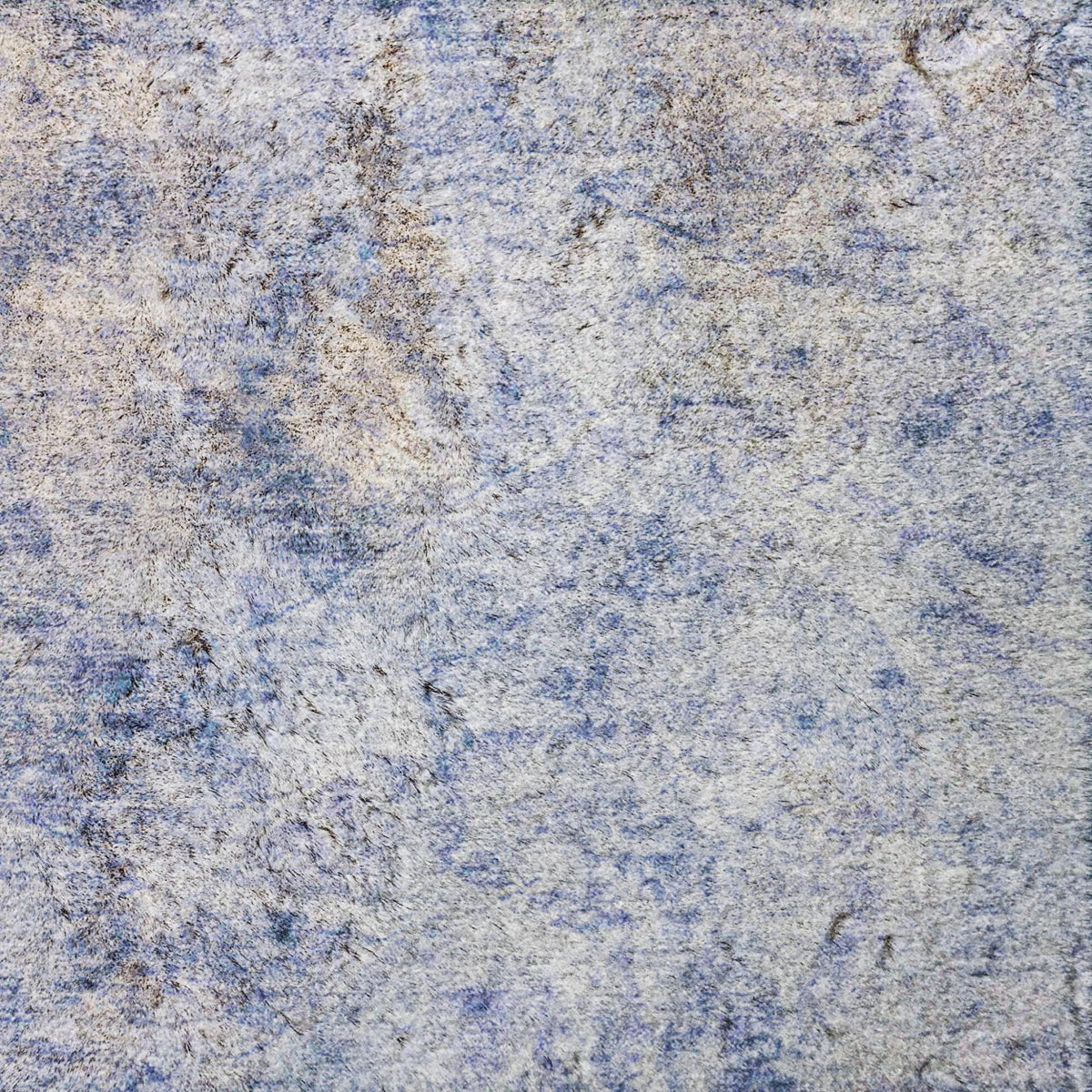 9' X 12' Blue And Ivory Abstract Shag Washable Area Rug With UV Protection - HomeRoots - Flyclothing LLC