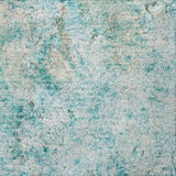 5' X 8' Teal And Ivory Abstract Shag Washable Area Rug With UV Protection - HomeRoots - Flyclothing LLC