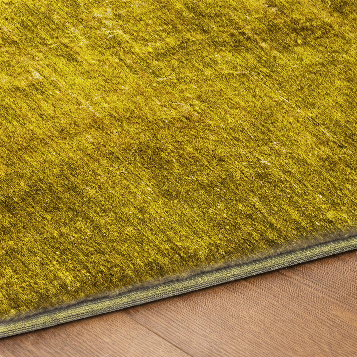 8' X 10' Gold And Gray Abstract Shag Washable Area Rug With UV Protection - HomeRoots - Flyclothing LLC