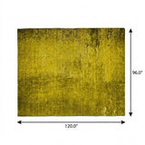 8' X 10' Gold And Gray Abstract Shag Washable Area Rug With UV Protection - HomeRoots - Flyclothing LLC