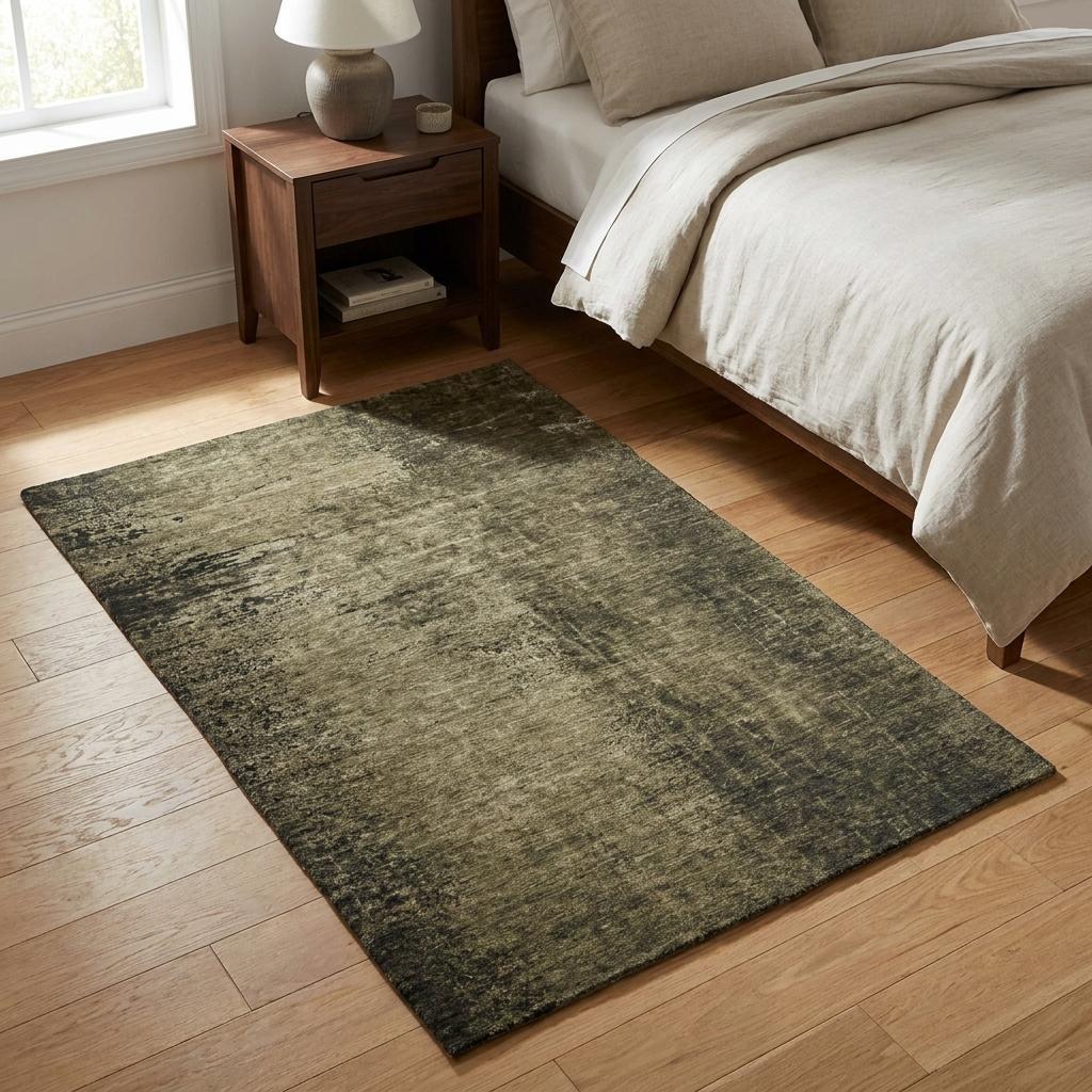 3' X 5' Gray And Charcoal Abstract Shag Washable Area Rug With UV Protection - HomeRoots - Flyclothing LLC