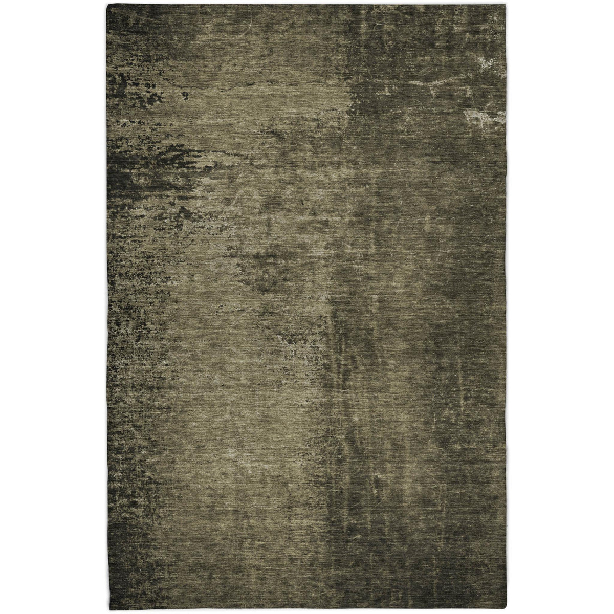 3' X 5' Gray And Charcoal Abstract Shag Washable Area Rug With UV Protection - HomeRoots - Flyclothing LLC