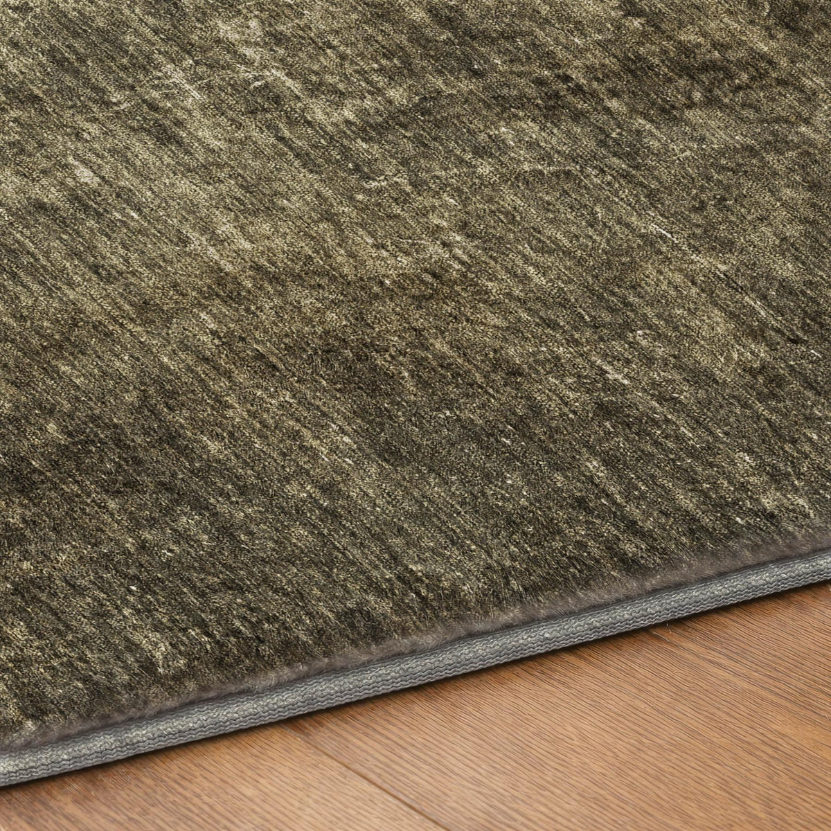 5' X 8' Gray And Charcoal Abstract Shag Washable Area Rug With UV Protection - HomeRoots - Flyclothing LLC