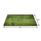 3' X 5' Green And Charcoal Abstract Shag Washable Area Rug With UV Protection - HomeRoots - Flyclothing LLC