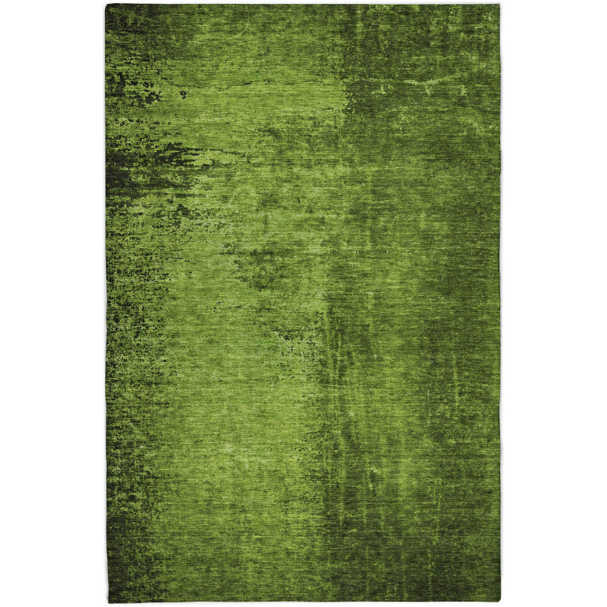 10' X 14' Green And Charcoal Abstract Shag Washable Area Rug With UV Protection - HomeRoots - Flyclothing LLC