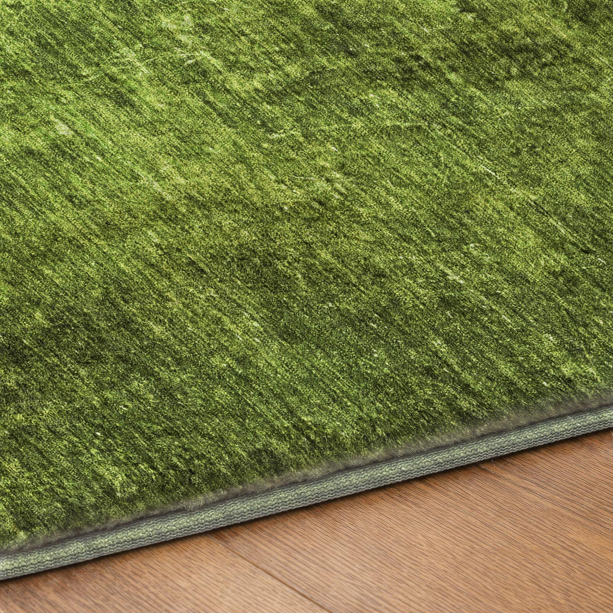 10' X 14' Green And Charcoal Abstract Shag Washable Area Rug With UV Protection - HomeRoots - Flyclothing LLC