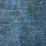 8' X 10' Navy Blue And Charcoal Abstract Shag Washable Area Rug With UV Protection - HomeRoots - Flyclothing LLC
