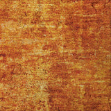 3' X 5' Orange And Charcoal Abstract Shag Washable Area Rug With UV Protection - HomeRoots - Flyclothing LLC