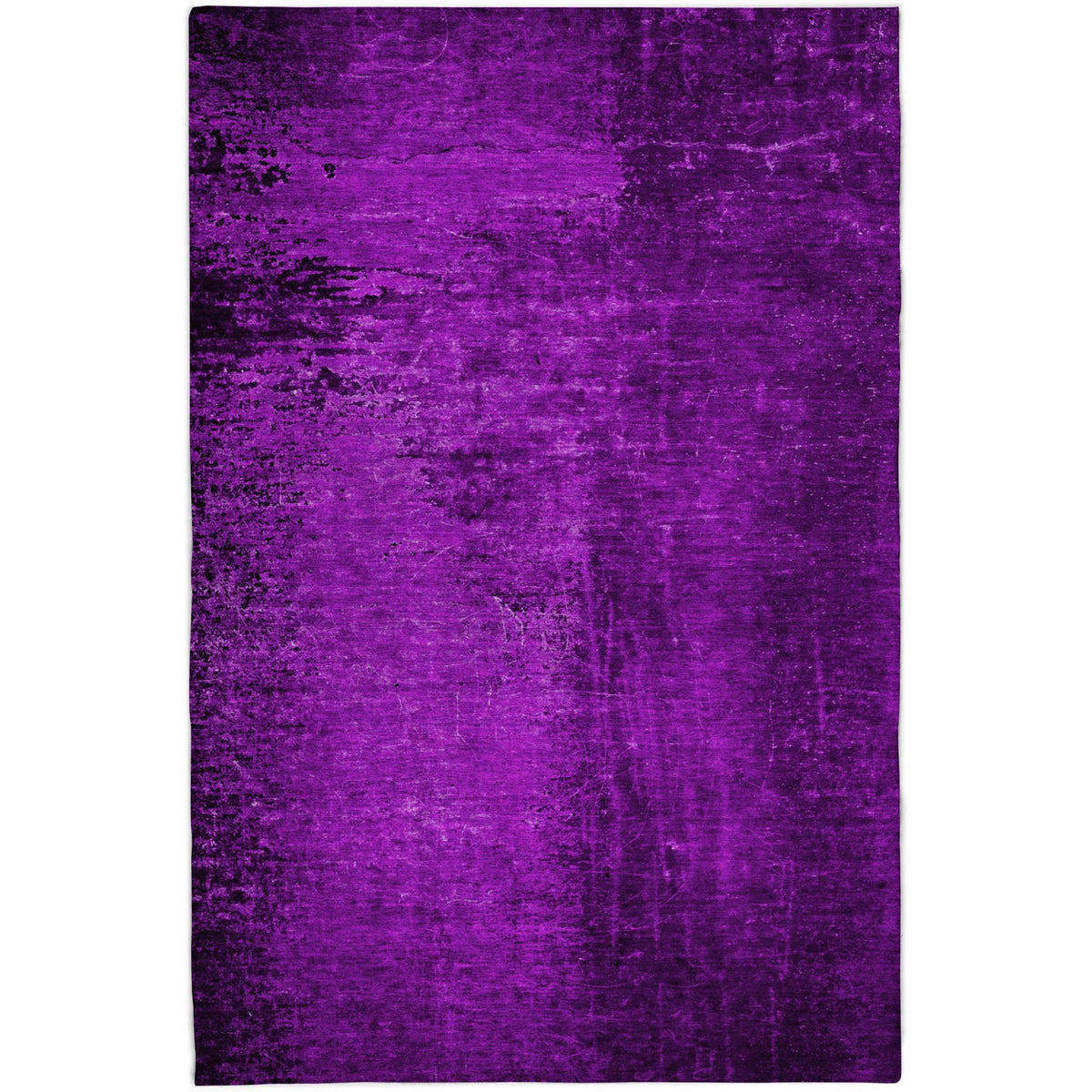 8' X 10' Purple And Charcoal Abstract Shag Washable Area Rug With UV Protection - HomeRoots - Flyclothing LLC