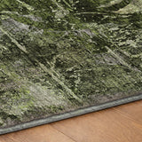 8' X 10' Green And Gray Abstract Shag Washable Area Rug With UV Protection - HomeRoots - Flyclothing LLC