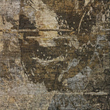 5' X 8' Brown And Beige Abstract Shag Washable Area Rug With UV Protection - HomeRoots - Flyclothing LLC