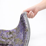 10' X 14' Purple And Gray Abstract Shag Washable Area Rug With UV Protection - HomeRoots - Flyclothing LLC