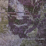 10' X 14' Purple And Gray Abstract Shag Washable Area Rug With UV Protection - HomeRoots - Flyclothing LLC