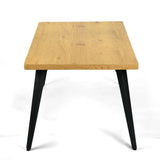 63" Natural And Black Wood And Iron Dining Table - HomeRoots - Flyclothing LLC
