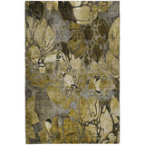 3' X 5' Brown And Gray Floral Shag Washable Area Rug With UV Protection - HomeRoots - Flyclothing LLC
