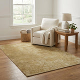 5' X 8' Beige And Brown Abstract Shag Washable Area Rug With UV Protection - HomeRoots - Flyclothing LLC