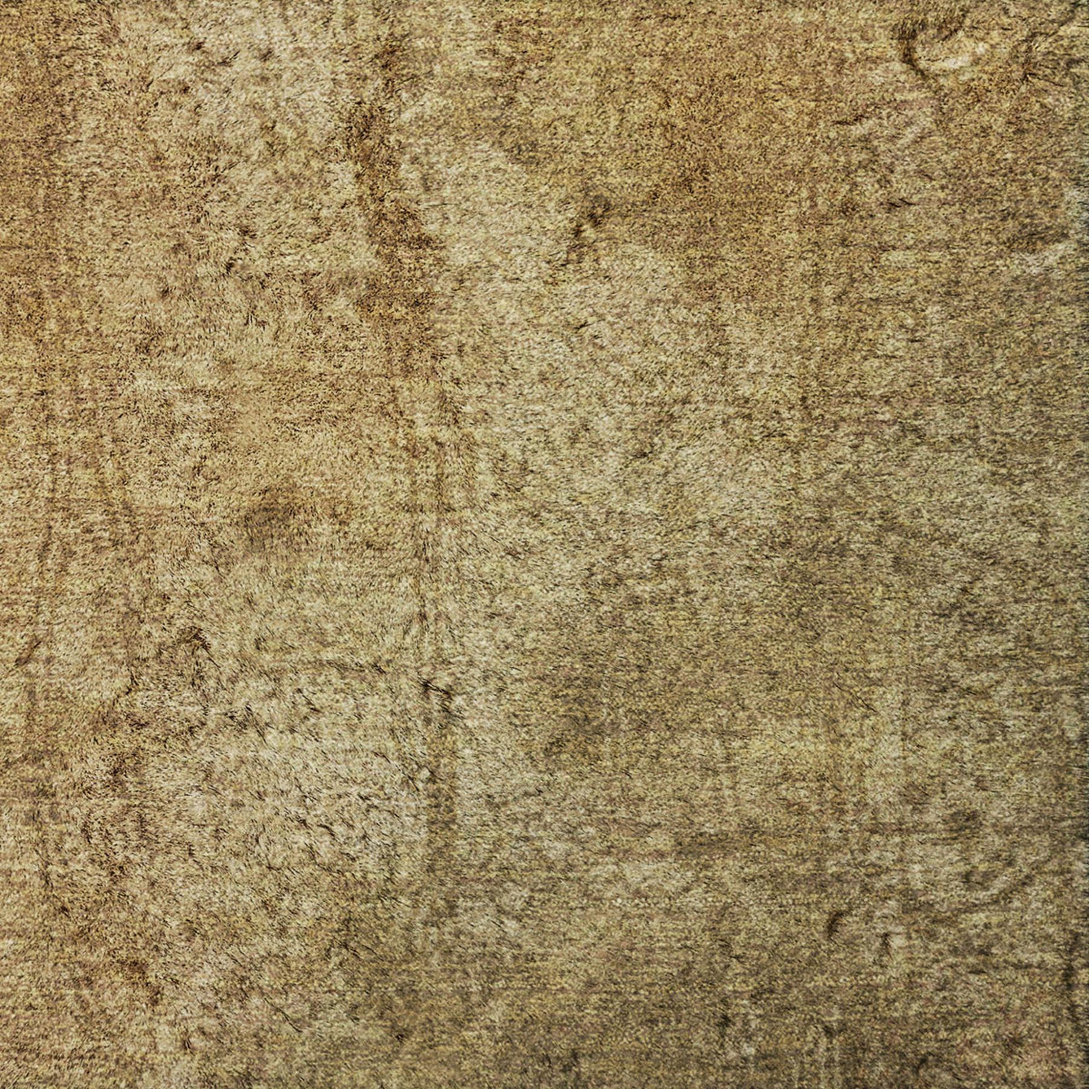 8' Beige And Brown Abstract Shag Washable Round Rug With UV Protection - HomeRoots - Flyclothing LLC