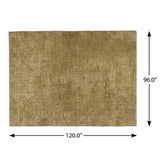 8' X 10' Beige And Brown Abstract Shag Washable Area Rug With UV Protection - HomeRoots - Flyclothing LLC