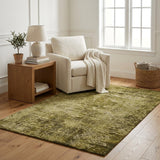 5' X 8' Brown And Beige Abstract Shag Washable Area Rug With UV Protection - HomeRoots - Flyclothing LLC