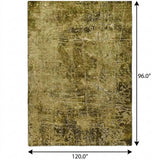 8' X 10' Brown And Beige Abstract Shag Washable Area Rug With UV Protection - HomeRoots - Flyclothing LLC