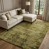 9' X 12' Brown And Beige Abstract Shag Washable Area Rug With UV Protection - HomeRoots - Flyclothing LLC