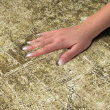 9' X 12' Brown And Beige Abstract Shag Washable Area Rug With UV Protection - HomeRoots - Flyclothing LLC