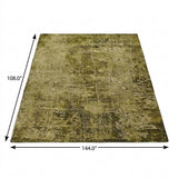 9' X 12' Brown And Beige Abstract Shag Washable Area Rug With UV Protection - HomeRoots - Flyclothing LLC