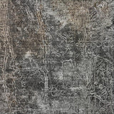 9' X 12' Gray And Charcoal Abstract Shag Washable Area Rug With UV Protection - HomeRoots - Flyclothing LLC