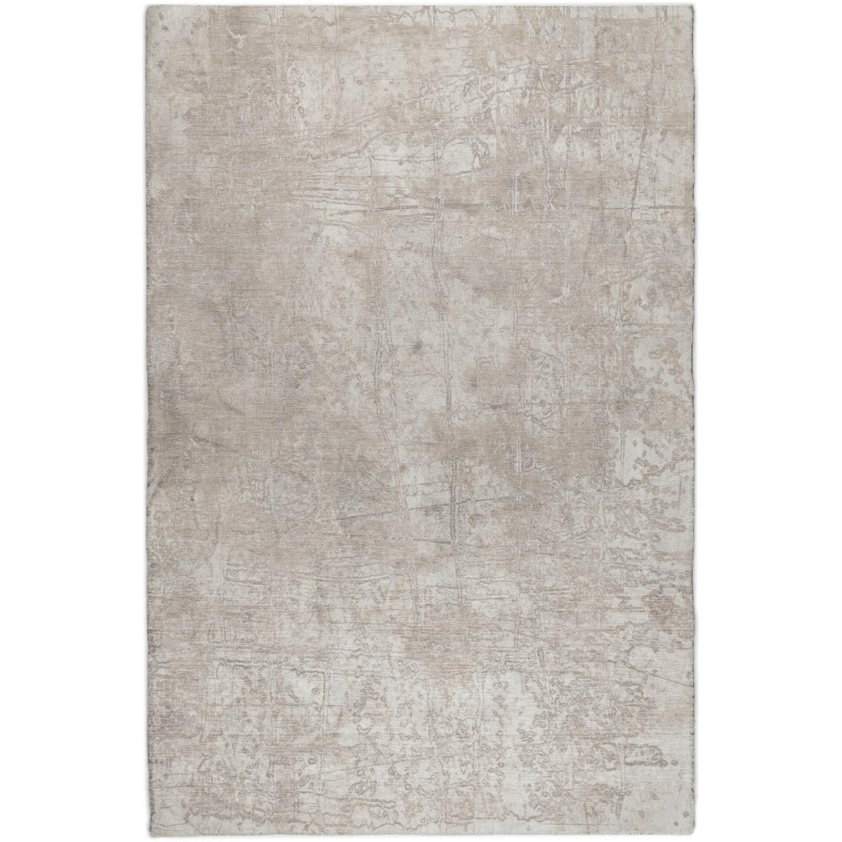 3' X 5' Ivory And Gray Abstract Shag Washable Area Rug With UV Protection - HomeRoots - Flyclothing LLC