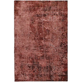 3' X 5' Merlot And Charcoal Abstract Shag Washable Area Rug With UV Protection - HomeRoots - Flyclothing LLC